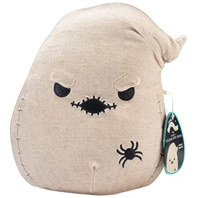 Image of Squishmallows 8&quot; Nightmare Before Christmas Ooogie Boogie, Brown Official Kellytoy Halloween Holiday Plush Cute and Soft Stuffed Animal Toy Great Gift for Kids