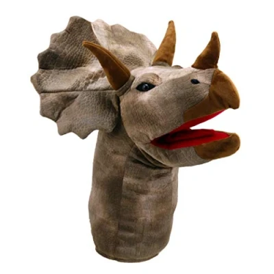 Image of The Puppet Company Large Dino Heads Triceratops PC004803