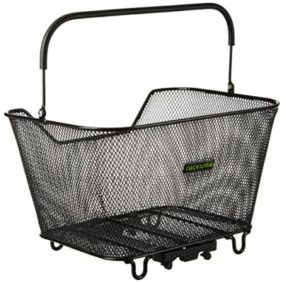 Image of Tubus Racktime Bask it Basket, unisex_adult, 13007, Black, 43 x 31 24.5 cm, 23 Liter