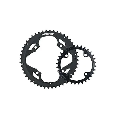 Image of FSA Unisex Adult Pro 2x11 Road Chainring Black, 90 x 30T