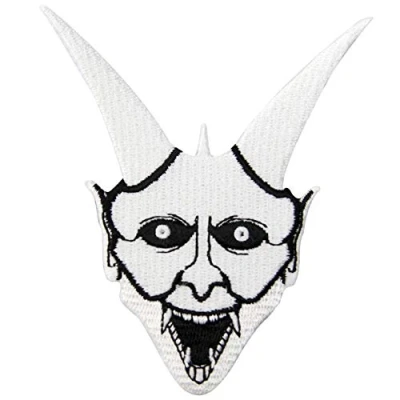 Image of Oni Ghost Patch Embroidered Badge Iron On Sew Emblem