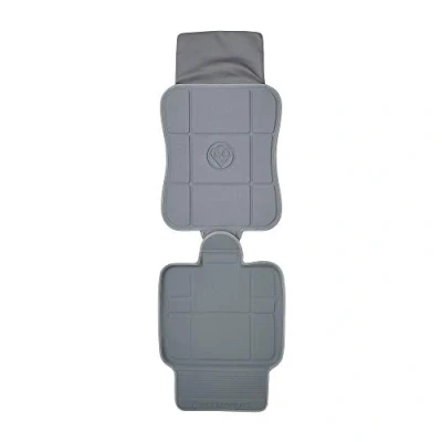 Image of Prince Lionheart 2 Stage® SeatSaver® Protector Prevents Isofix Car Seat Damage Wipes Clean Works Front &amp; Rear Facing Seats Boosters High Density Foam Spill Barrier Kick Guard Grey