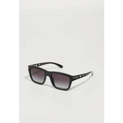 Image of DIESEL Unisex DL3006U 20018G Sunglasses Injected Black Grey Squared Normal Shaded