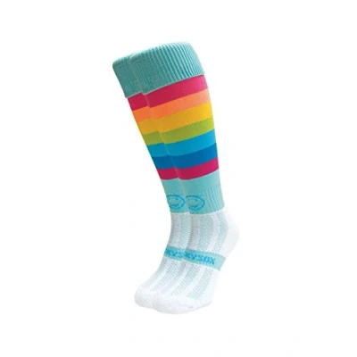 Image of WackySox Mellow Rainbow Knee Length Sports Socks