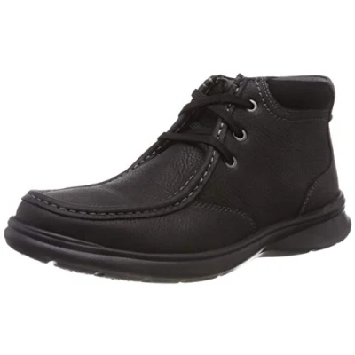 Image of Clarks Cotrell Top, Men’s Ankle Boots, Black (Black OilyLea), 9 UK (43 EU)
