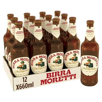 Image of Birra Moretti Premium Lager, 12x660 ml
