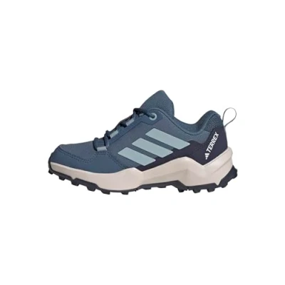 Image of Adidas Terrex Trail running shoes for kids, Size: 10.5K, Steel magic grey shadow navy Textile/synthetics