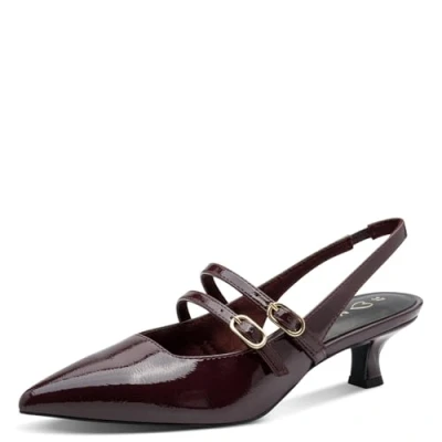 Image of MARCO TOZZI Women&#039;s Pumps 2 29508 45, Bordeaux Pat, 7.5 UK