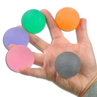 Image of Gel Ball Hand Exerciser Extra Soft Pink for Arthritis Exercise Grip Strengthener Exciser Physiotherapy Aid