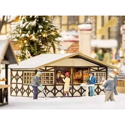 Image of Noch 14682 Christmas Market Stall, Coloured