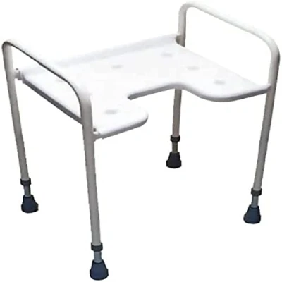 Image of Aidapt Dartford Height Adjustable Shower Chair (Eligible for VAT relief in the UK)
