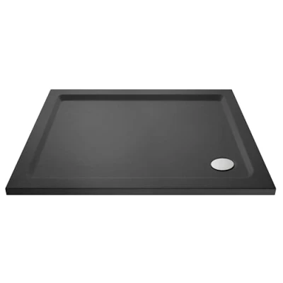 Image of 1200mm x 760mm Premium Rectangular Shower Tray Slate Grey
