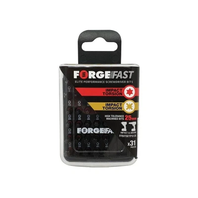 Image of Forgefix ForgeFast PZ/TX Compatible Impact Bit Set, 31 Piece FORFFBSPZT31