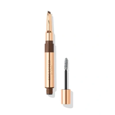 Image of Shape &amp; Set Deep Brown Brow Duo from Sculpted by Aimee 2.5ml Travel Friendly, Double Ended Natural Eyebrow Pencil and Clear Fixing Gel
