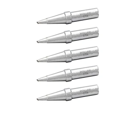 Image of Genuine Weller WE1010 Soldering Tip Set (ETA 5), Screwdriver, 0.062&quot; / 1.6 mm, 5 PCS