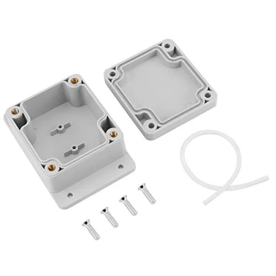 Image of Fafeicy IP65 Waterproof ABS Electrical Junction Box, Includes Accessories, Grey, Flame Retardant Material, Water Resistant