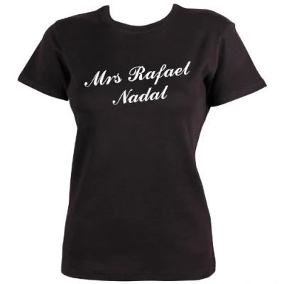 Image of Dead Fresh Mrs Rafael Nadal T Shirt, M Black