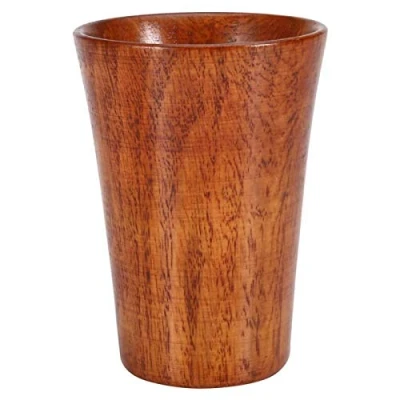 Image of Gancon Jujube Wood Mug, Drinking Wooden Cup, Handmade Primitive Natural for Tea Cup Beer Coffee Milk Container