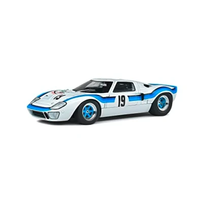 Image of Solido GT40 MK1 1/18ème, White, Collector&#039;s Car, Adult Males