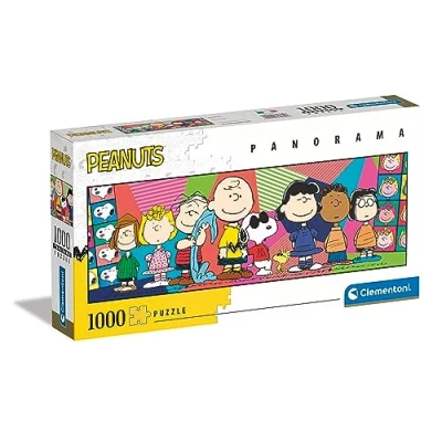 Image of Clementoni 39805 Panorama Puzzle Peanuts Jigsaw 1000 Pieces, For Adults, Comic Made In Italy