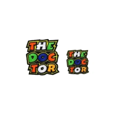 Image of Valentino Rossi Patches Kit The Doctor Unisex Adult, Black, One Size