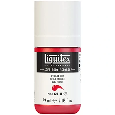 Image of Liquitex Acrylic Paint, Pyrrole Red, 59 ml (Pack of 1)