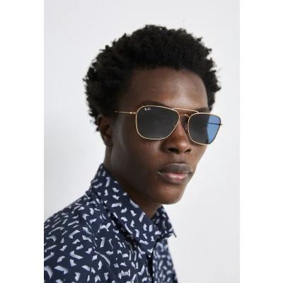Image of Ray Ban Caravan Reverse Sunglasses Rose goldcoloured, Men&#039;s, Size: 58, gold coloured