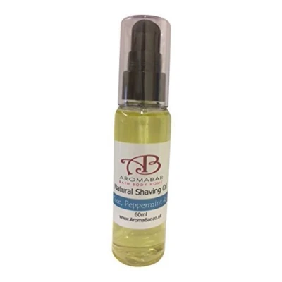 Image of Natural Shaving Oil 60ml Tea Tree Peppermint &amp; Lime Travel size Pre or Post Shave