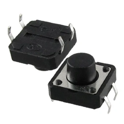 Image of Sourcingmap 10 Pcs 12 x 12mm 7.5mm Panel PCB Momentary Tactile Tact Push Button Switch DIP