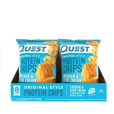Image of Quest Protein Chips Cheddar &amp; Sour Cream 8 Pack