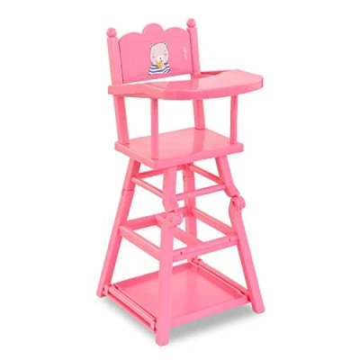 Image of Corolle High Chair, Accessory, for 36 and 42 cm Dolls, from 3 Years, Pink, 9000141290