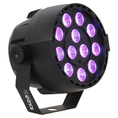 Image of Ibiza Light UV LED Par 12 x 2W Blacklight Spot Ultraviolet