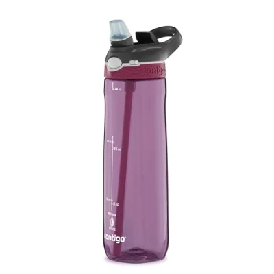 Image of Contigo Cortland Autoseal Water Bottle Large 720ml BPA Free Drinking Sports Flask Leakproof Drink Ideal for School, Gym, Bike, Running, Hiking