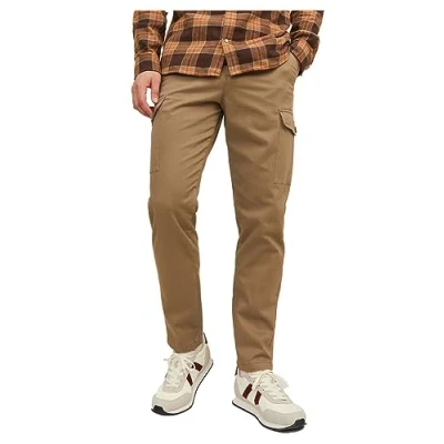 Image of Bestseller A/S Men&#039;s Jpstollie Jjbowie Cargo Sa Noos Trousers, Beige, 29 W/32 L