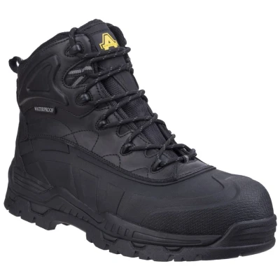 Image of Amblers Safety FS430 Hybrid Waterproof Boot Mens Black Size UK 13