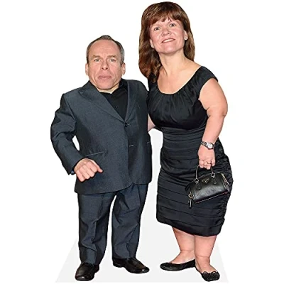 Image of Warwick Davis and Samantha (Duo) Mini Celebrity Cutout