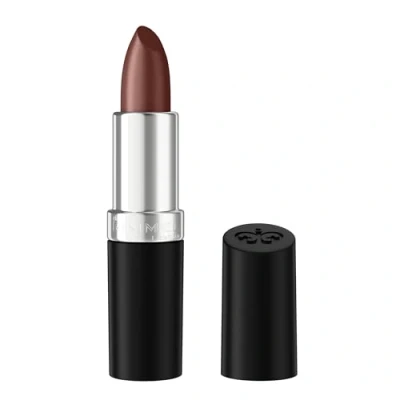 Image of Rimmel Lasting Finish Lipstick 902 Frosted Burgundy, Creamy Satin Finish, Long 8 HR Wear, Comfortable Formula, Rich Pigment