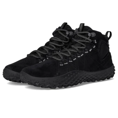 Image of Merrell Women&#039;s Wrapt MID WP Black Low Top Sneakers, 5 UK