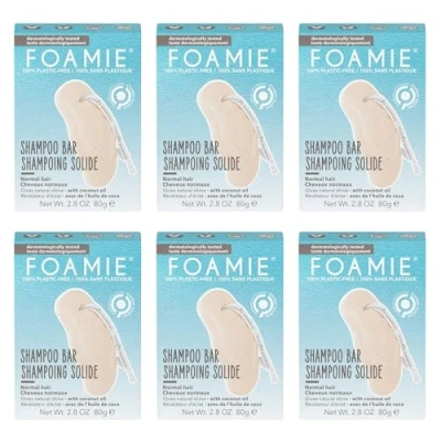 Image of FOAMIE Shake Your Coconuts Shampoo Bar for Normal Hair 6 x 80g