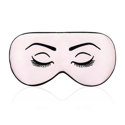 Image of townssilk 100% Silk Sleep mask with Adjustable Strap,Comfortable and Super Soft Eye Ultimate Sleeping aid,Blindfold CreepyEyelash