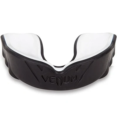Image of Venum Unisex Senior 11+ Year Challenger Mouth Guard, Multicolor (Black/Ice), One Size