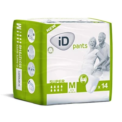 Image of ID Expert Disposable Super Incontinence Pads Medium (80 120 cm)