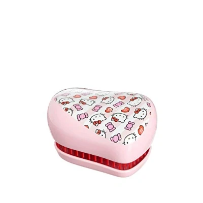 Image of Tangle Teezer Hello Kitty Compact Styler Detangling Hairbrush, Candy Stripes