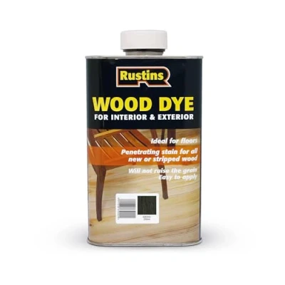 Image of Rustins Wood Dye Ebony 250ml