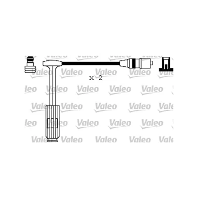 Image of 1101591818 Ignition Lead Set VALEO 346145 MERCEDES BENZ: SLK, C Class Saloon, E T modell
