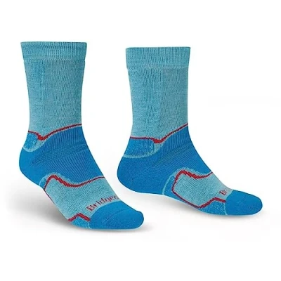Image of Bridgedale Hike Mid Weight Merino Performance Boot Sock L Blue
