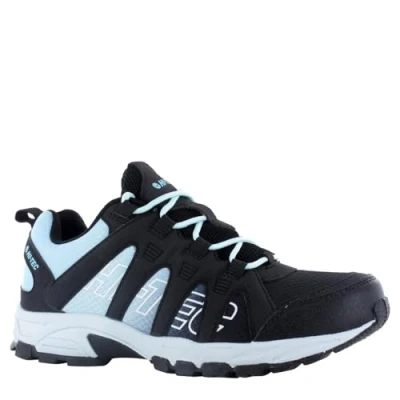 Image of Hi Tec Warrior Walk Womens Shoes Charcoal/Blue 4 (37)