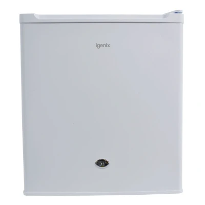 Image of Igenix IG3711 Table Top Fridge with 47 Litre Capacity, 4 Ice Box 1 Shelf, Reversible and Lockable Door, White