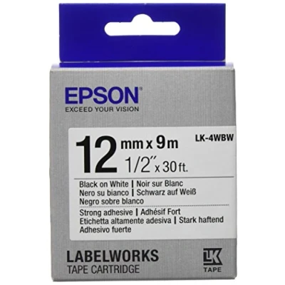 Image of Epson LK4WBW Strong Adhesive Black on White, Volume 1