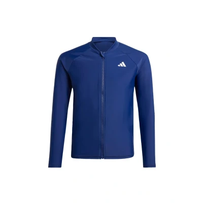 Image of adidas Performance Training jacket for kids, Size: 7 8y, Dark blue semi lucid